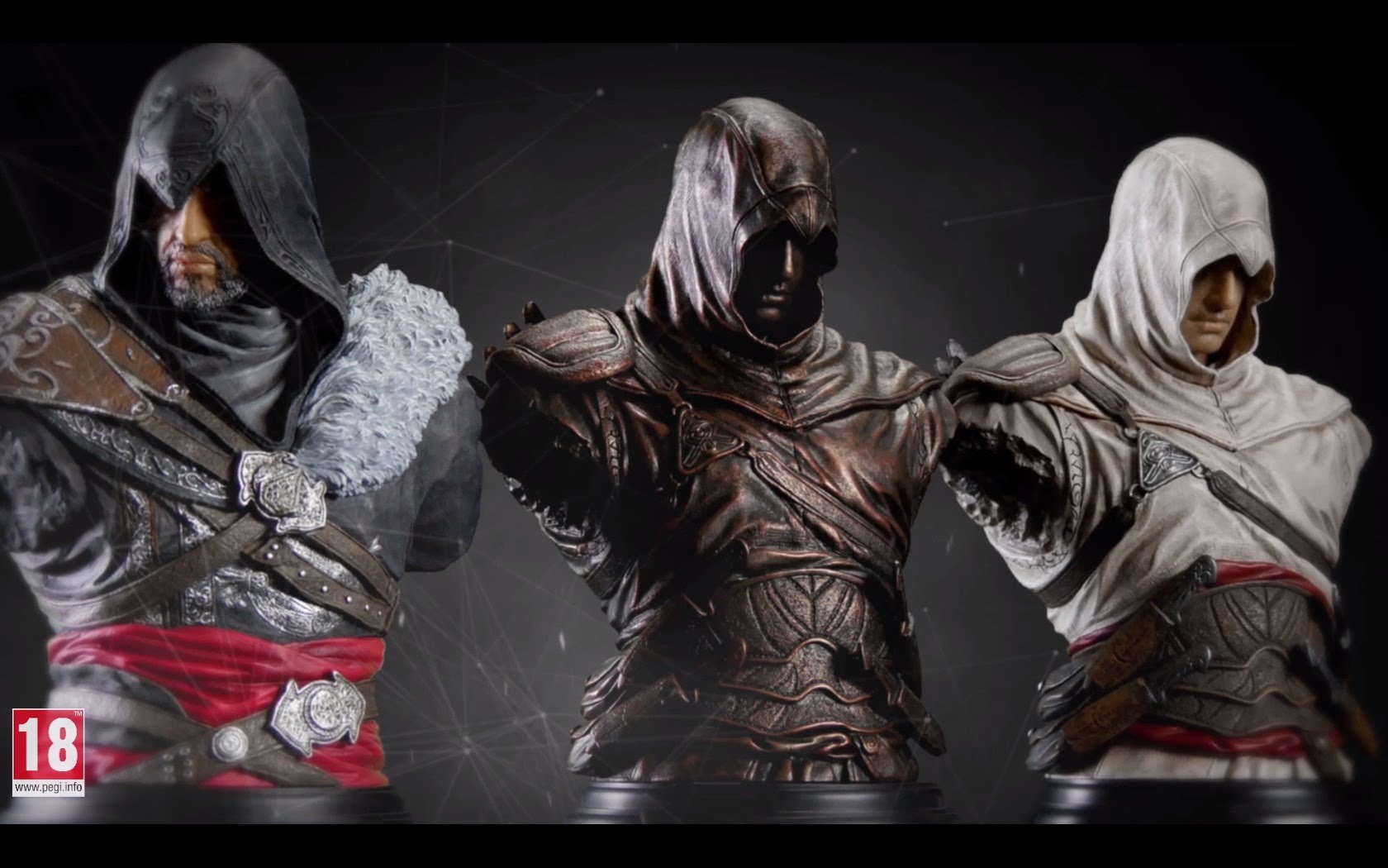 Assassin's Creed busts: Altair & Ezio trailer