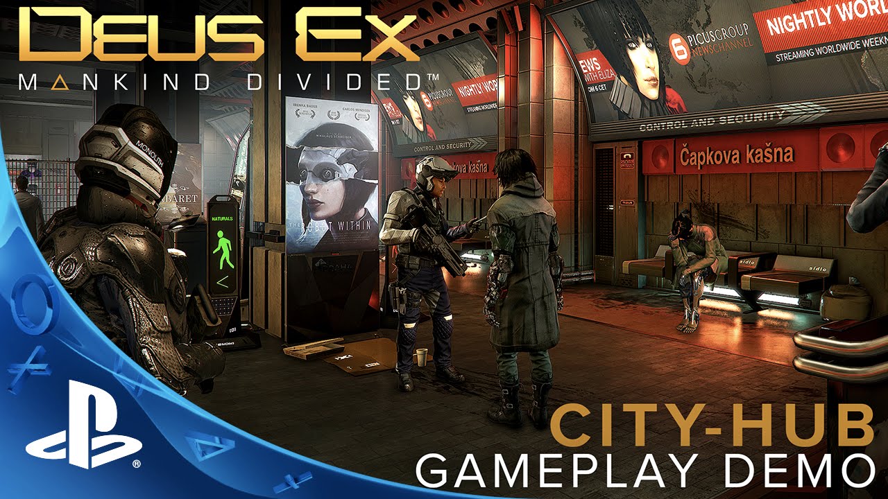 Deus Ex: Mankind Divided – City-hub Gameplay Demo