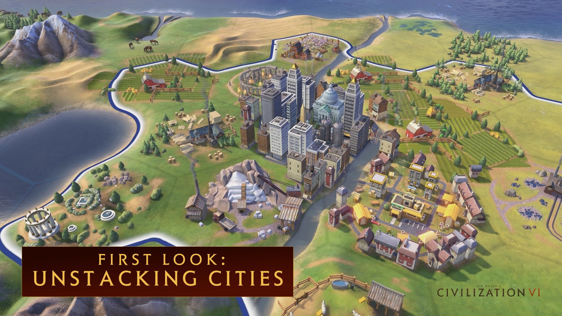 CIVILIZATION VI - First Look: Unstacking Cities - International Version