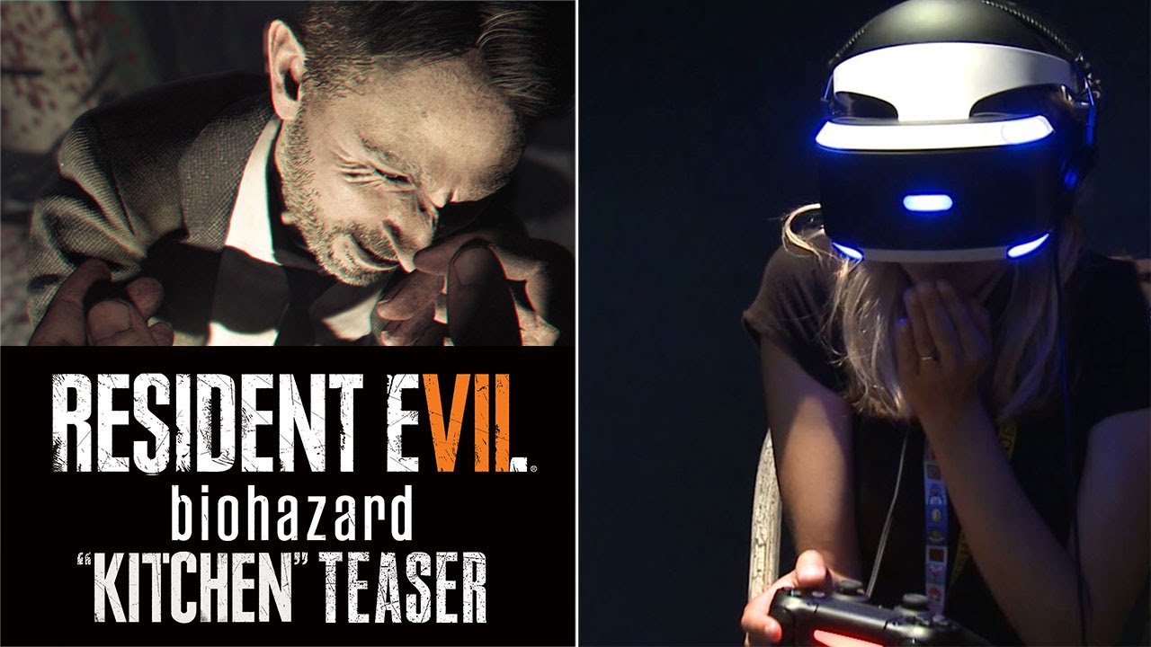 Resident Evil 7 "Kitchen" PSVR Teaser Gameplay & Reactions