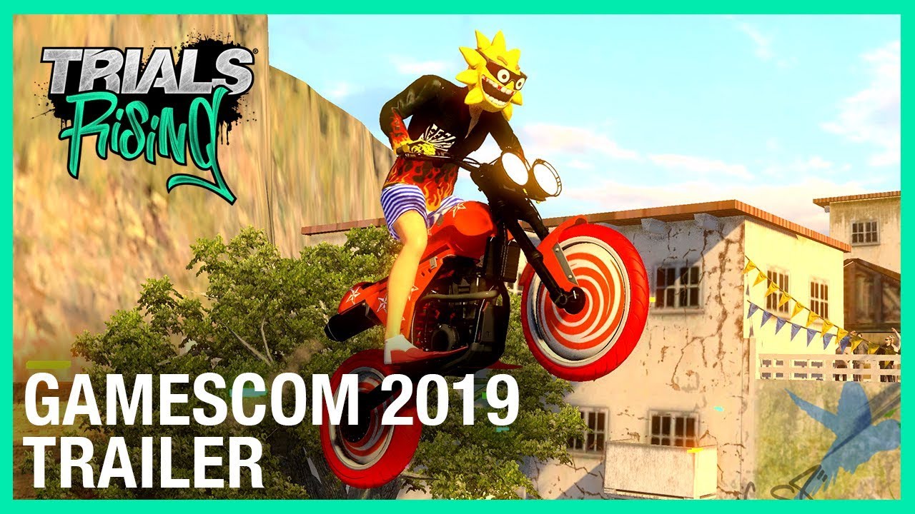 Trials Rising: Crash & Sunburn DLC Reveal – Gamescom 2019 Trailer