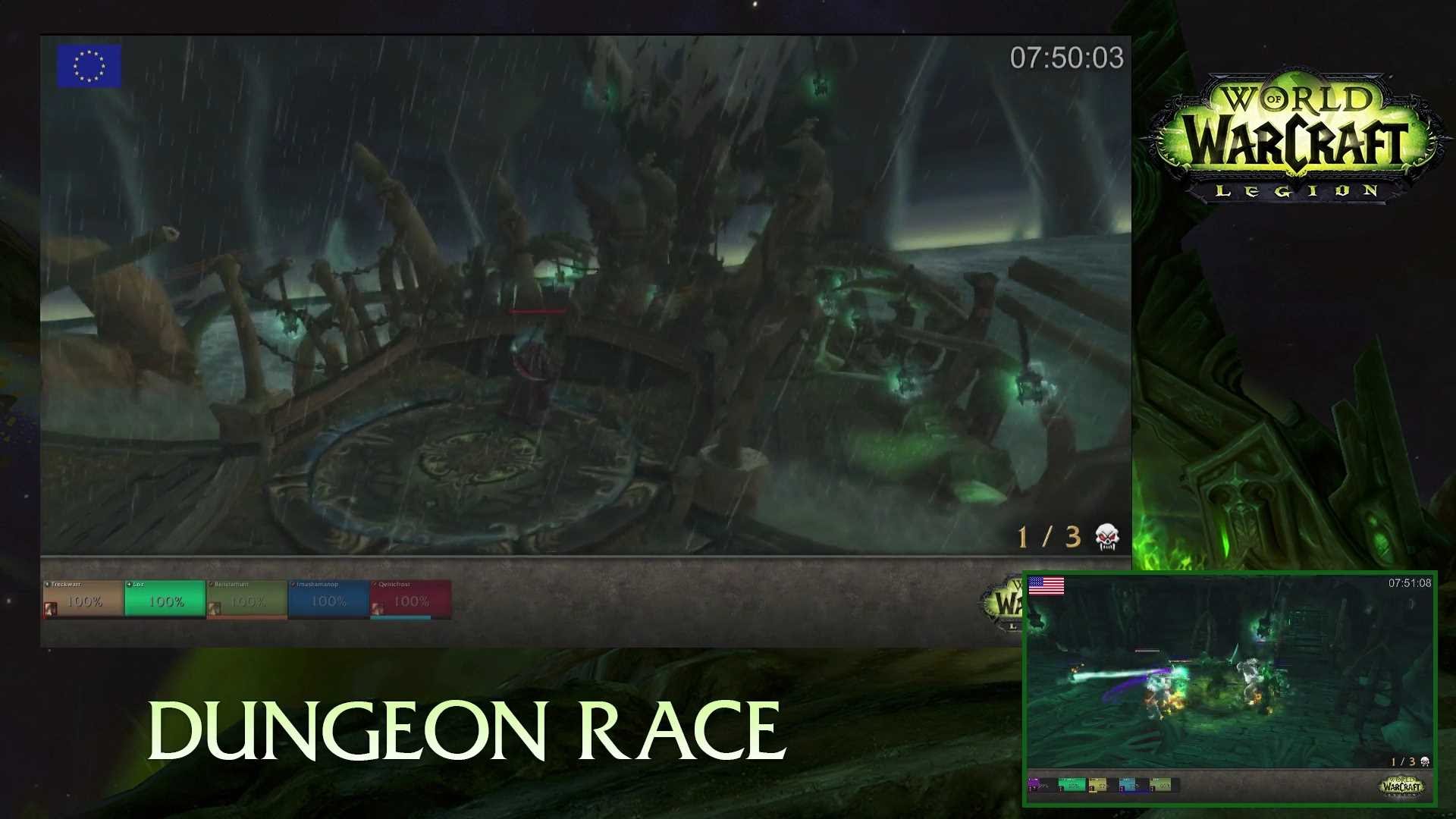 Legion Alpha Dungeon Race (First Aired Feb 11 2016)