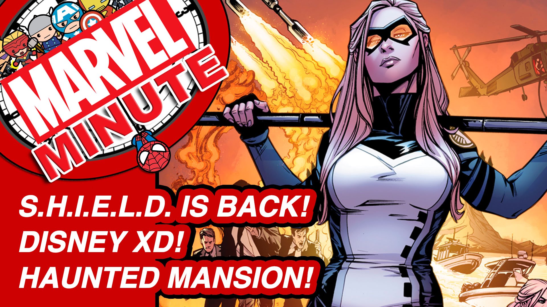 S.H.I.E.L.D. is back! Disney XD! Haunted Mansion! - Marvel Minute 2016